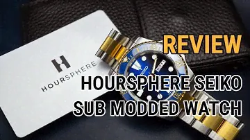 Unboxing & Review: Seiko Mod Smurf Gold SUB by Hoursphere
