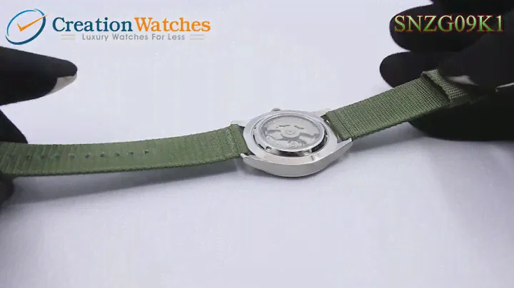 Seiko 5 Military Automatic Sports SNZG09 SNZG09K1 SNZG09K Men's Watch