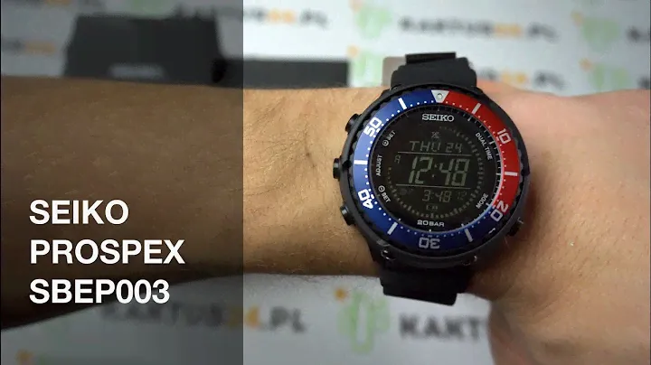 NOWE SEIKO TUNA DIGITAL SBEP003  4K VIDEO