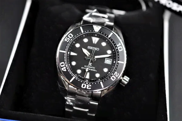 Seiko SPB101J1 SPB101 Sumo Prospex Stainless Steel Male Diving Watch
