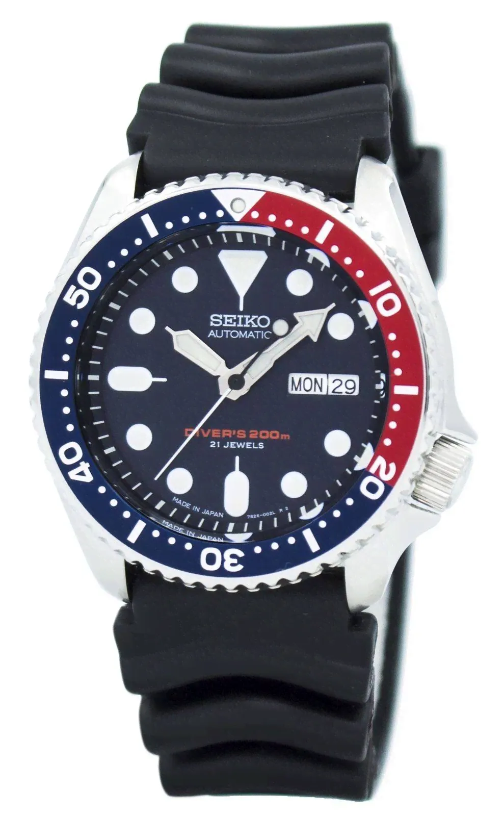 Seiko Automatic Diver's 200м. Сделано в Японии. SKX009 SKX009J1 SKX009J Мужские часы