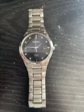 Seiko Solar 100M Mens Watch Dark Blue Dial V157-0AV0