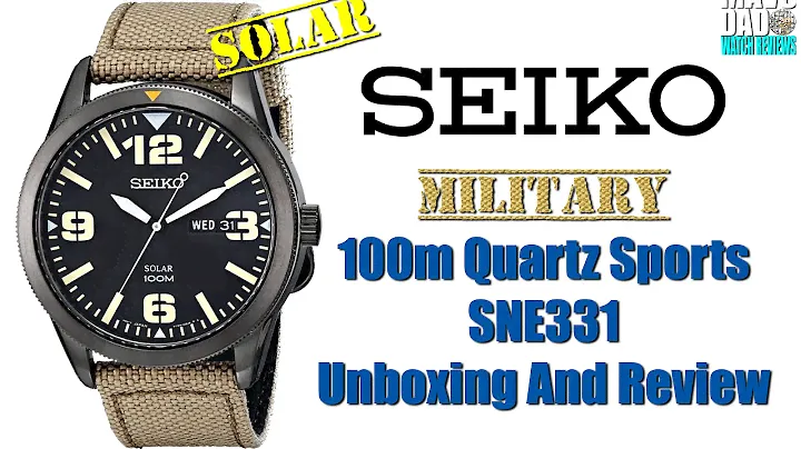 Большое значение! | Seiko 100m Solar Quartz Sports SNE331 Распаковка и обзор