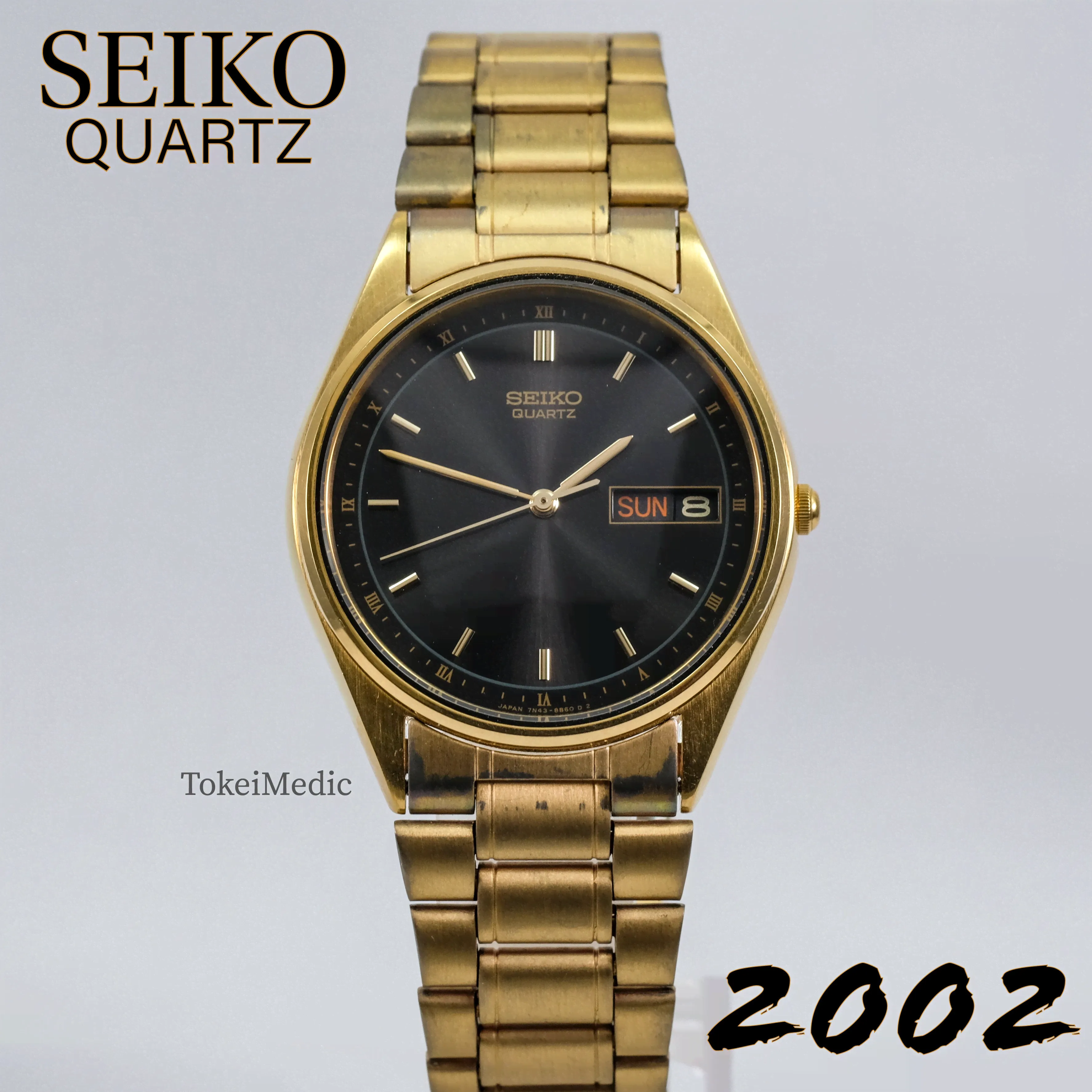 2002 Seiko Quartz 7N43-7A50-0
