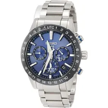 SEIKO ASTRON GPS SOLAR WORLD TIME SAPPHIRE GLASS SILVER MEN WATCH SBXC015