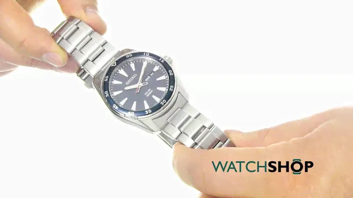 Seiko Men's Solar Powered Watch (SNE391P1)