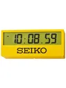 Seiko QHL073Y Large Digital Wall / Table Clock Yellow