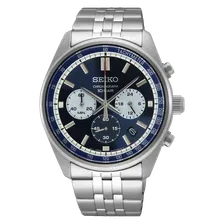 Seiko Chronograph Classic Men's Stainless Steel Watch SSB427P1 Blue