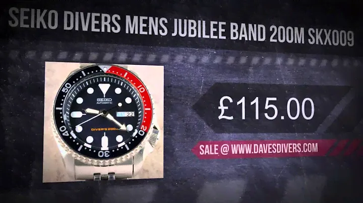 SEIKO DIVERS MENS JUBILEE BAND 200M SKX009