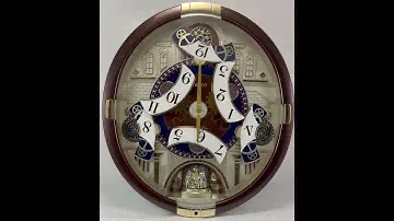 Seiko Melodies in Motion QXM377BRH Musical Animated Wall Clock