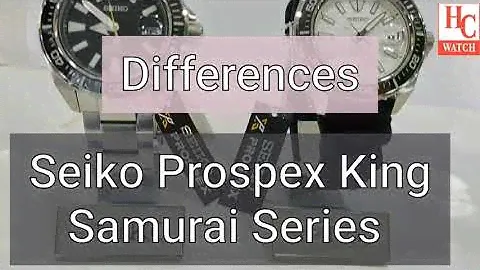 Differences Between Seiko Prospex King Samurai Series #srpe35k1 #srpe37k1 #seikoprospexking #samurai