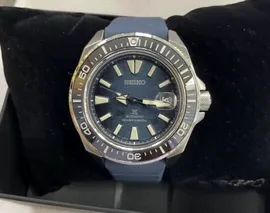 Seiko Automatic King Samurai Save The Ocean SRPF79 Blue Band Watch Made In Japan