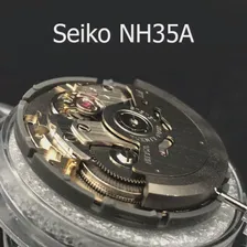 Оригинальные японские часы Seiko с автоматическим механизмом NH35A, стандартные механические часы NH35A, белые часы с датой, замена часовщика (art.: 3920b819f2153)