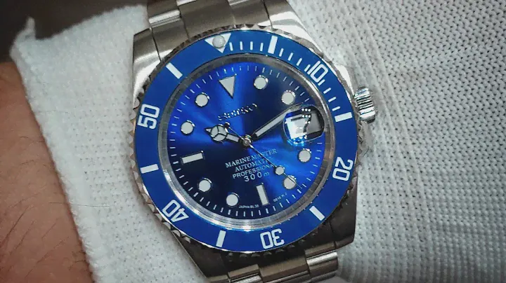 Seiko Mod - Marine master (хомаж Rolex Submariner)